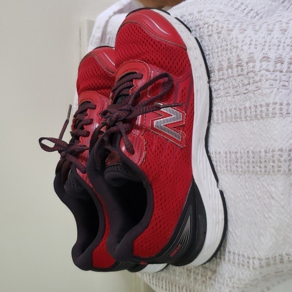 New Balance 680 techride red running sneakers, women's size 6 - Picture 4 of 10